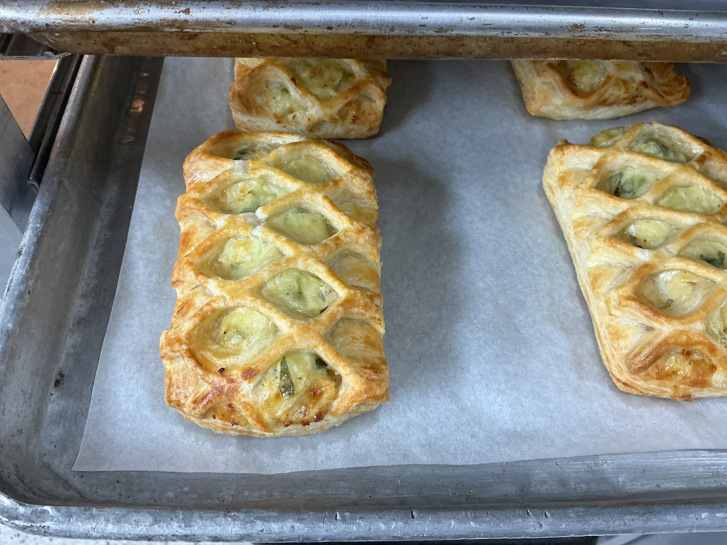 Leek Parmesan Croissant