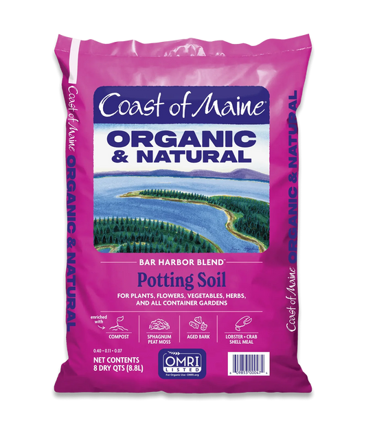 Bar Harbor Blend Organic Potting Soil - 1 Cu Ft | Coast of Maine