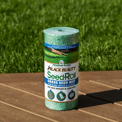 shady garden roll out seed mat Jonathan Green 10410 Black Beauty Grass Seed Roll