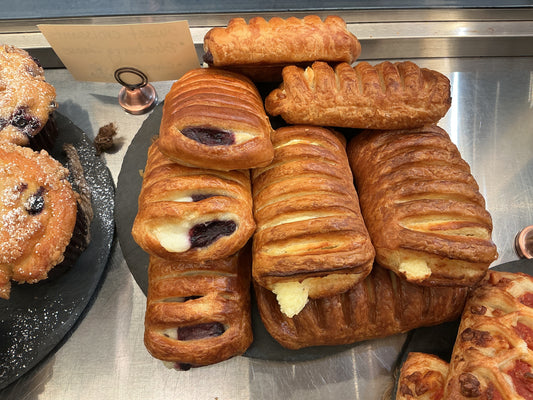 Blueberry cream croissant