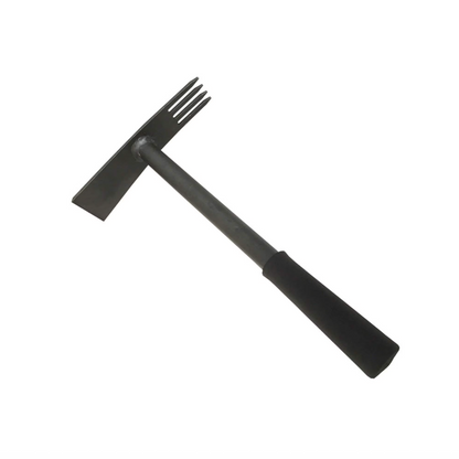 DeWit Comby Hoe – 4 Tine Cultivator / Straight Edge Long Handle