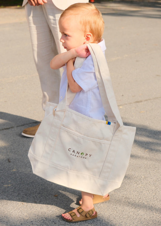 Canopy Logo Embroidered Tote