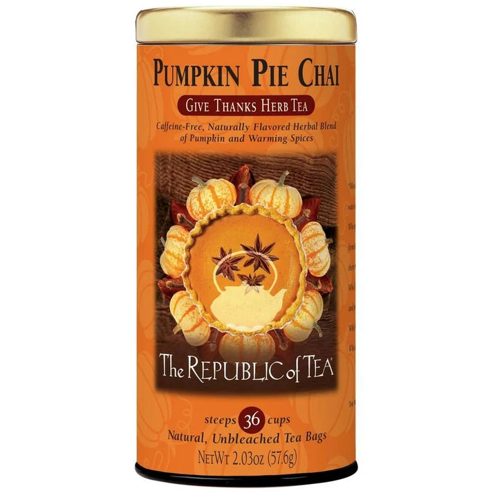 Pumpkin Pie Chai Herbal Tea - The Republic of Tea