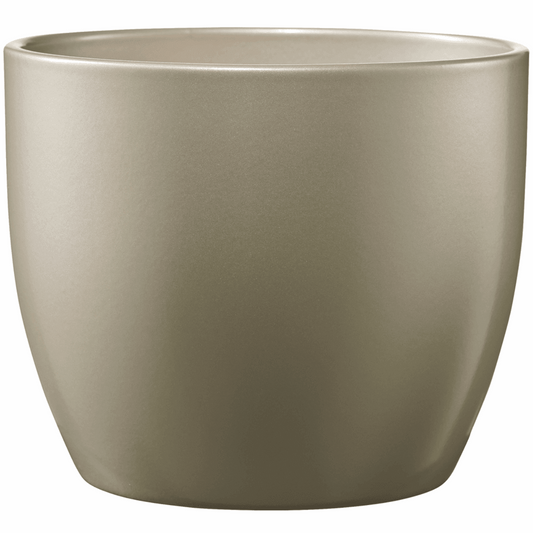 Metallic Basel Elegance Ceramic Pot