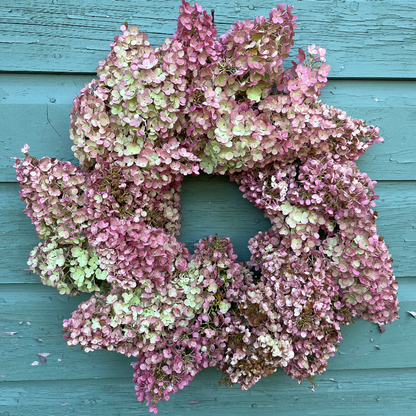 Make a Hydrangea Door Swag or Wreath