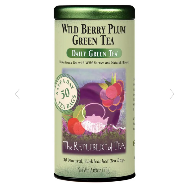 Wild Berry Plum Green Tea - The Republic of Tea – Mandy Spring Farm ...