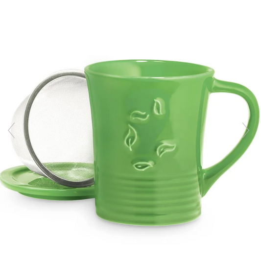 Daily Green Dancing Leaves Mug - The Republic of Tea