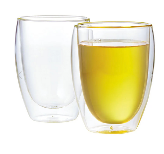 12 oz Pavina Double Wall Glass Cups (set of 2) - The Republic of Tea (Copy)