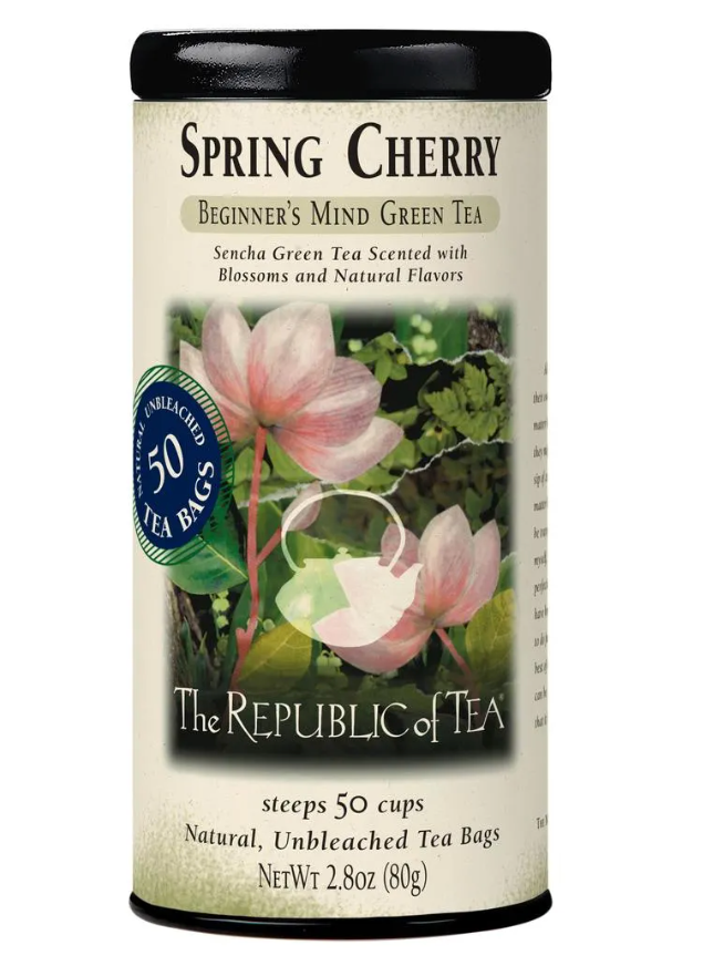 Spring Cherry Green Tea - The Republic of Tea – Mandy Spring Farm ...