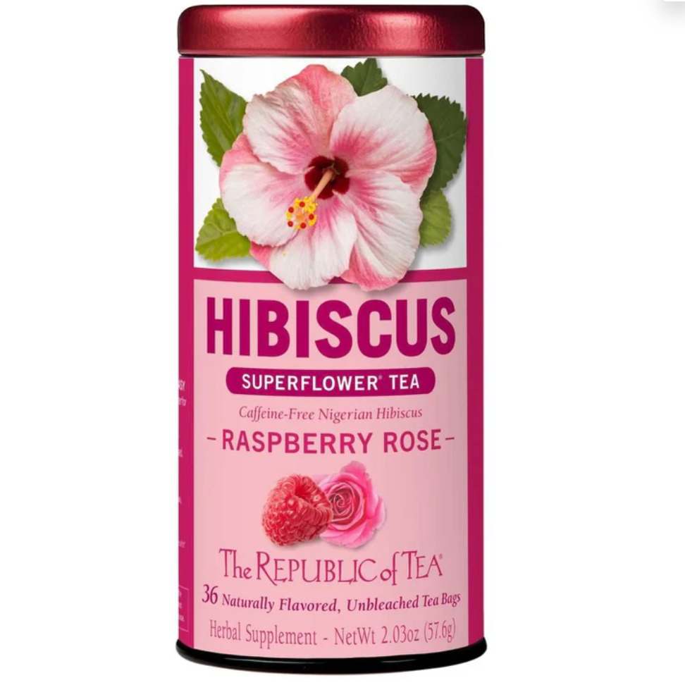 Red Rose Tea Raspberry Tea Raspberry Rose Hibiscus Tea - The Republic of Tea – Mandy Spring Farm ...