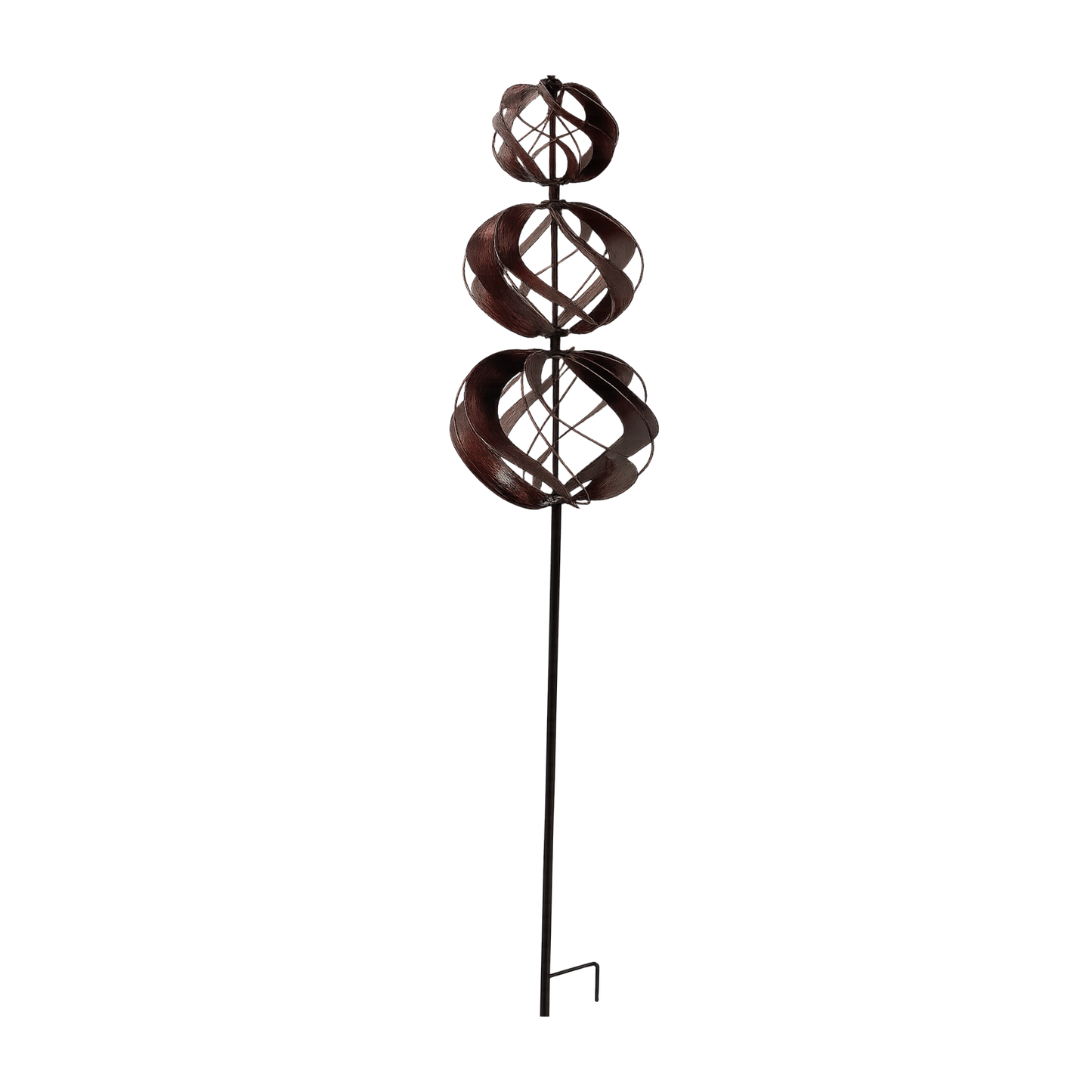 Vertical Triple Wind Spinner - Brushed Bronze