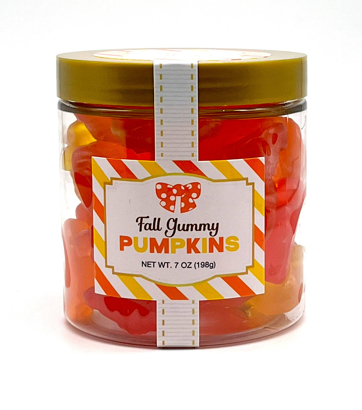 Halloween/Fall Candy Sugar Stacks - Gummy Pumpkins