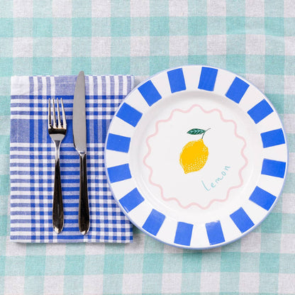 Blue Gingham Napkins