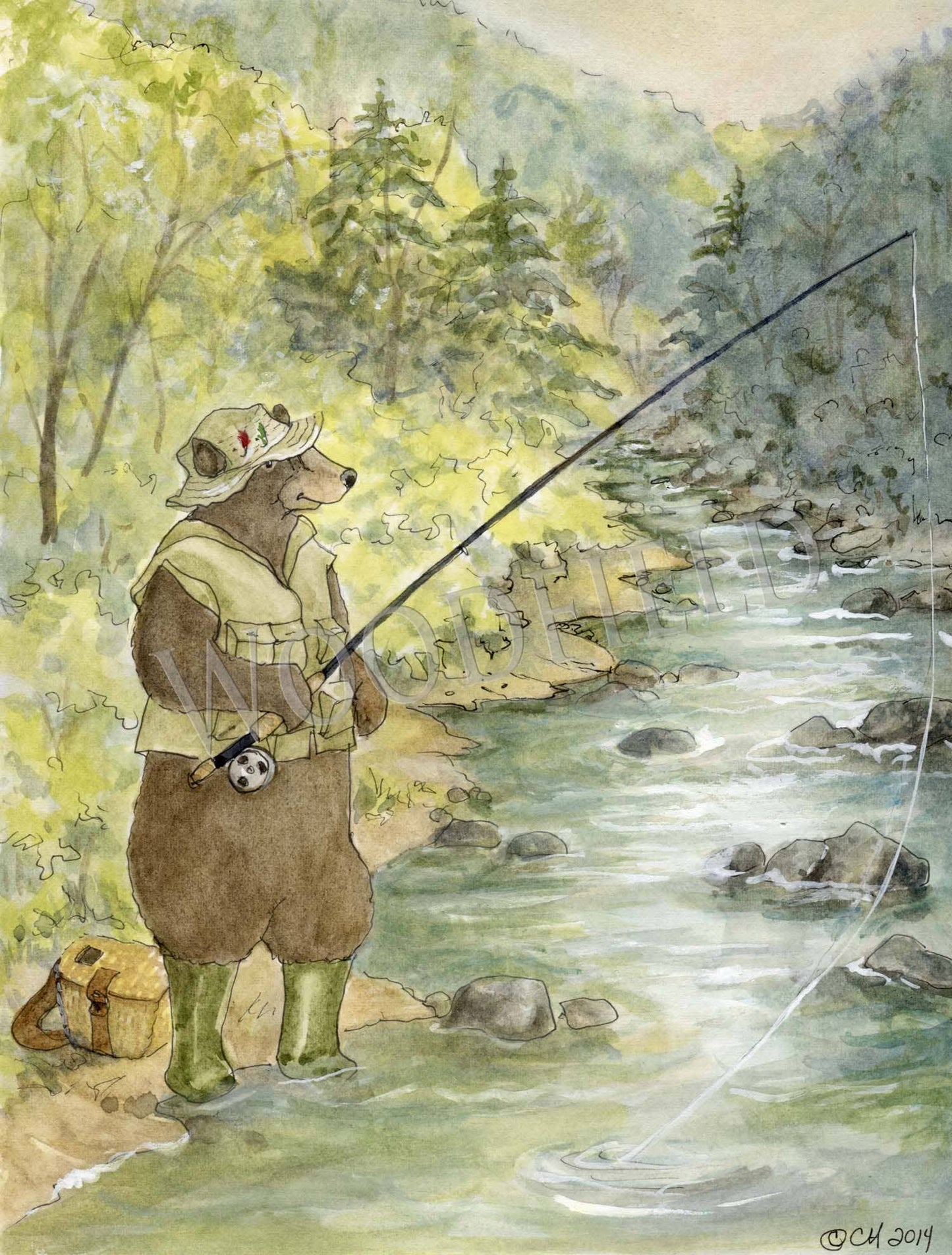 #24 - Fly Fishing Notecard