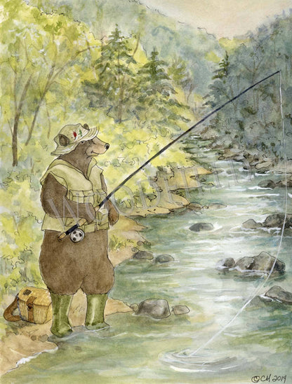 #24 - Fly Fishing Notecard