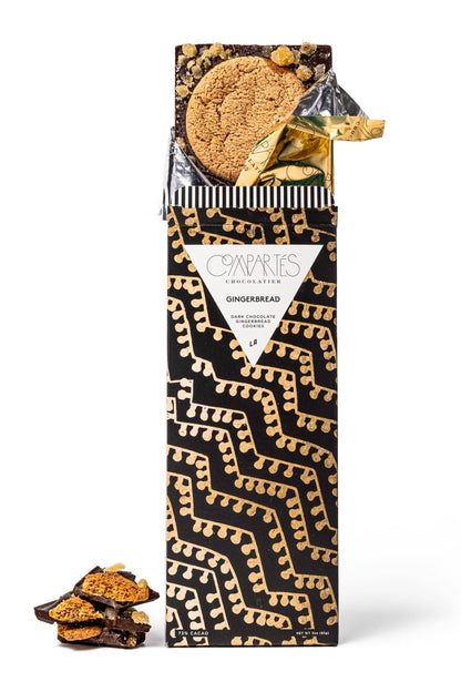 Gingerbread Dark Chocolate Bar - HOLIDAY GIFT