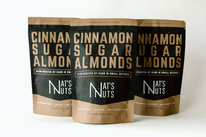 Cinnamon Sugar Almonds | 12-Count Gourmet Roasted Nuts