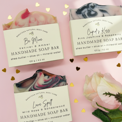 Cupid's Kiss Valentine's Day Handmade Soap Bar Vegan