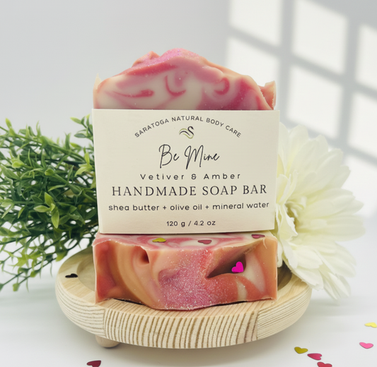 Be Mine Valentine's Day Handmade Soap Bar Seasonal Vegan