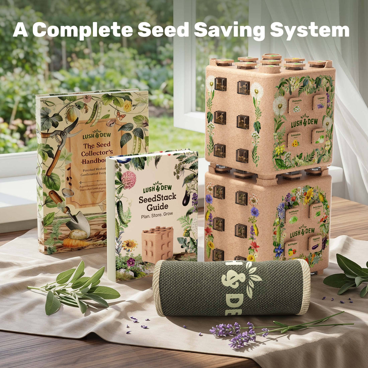 Seed Saving and Collecting Kit (Tools+Handbook)