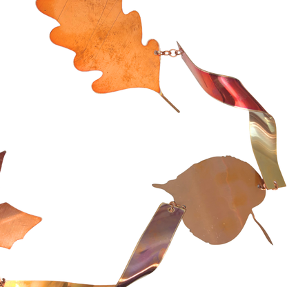 Natural Copper Mini-Chain Leaves