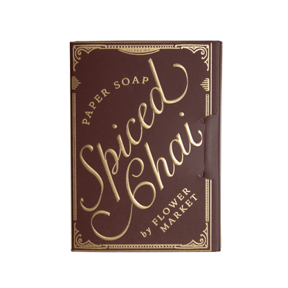 Paper Soap – Spiced Chai Paper Soap, 50 sheets