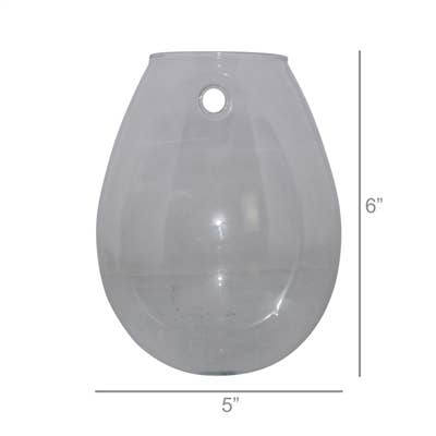 Sole Wall Terrarium, Glass - Lrg