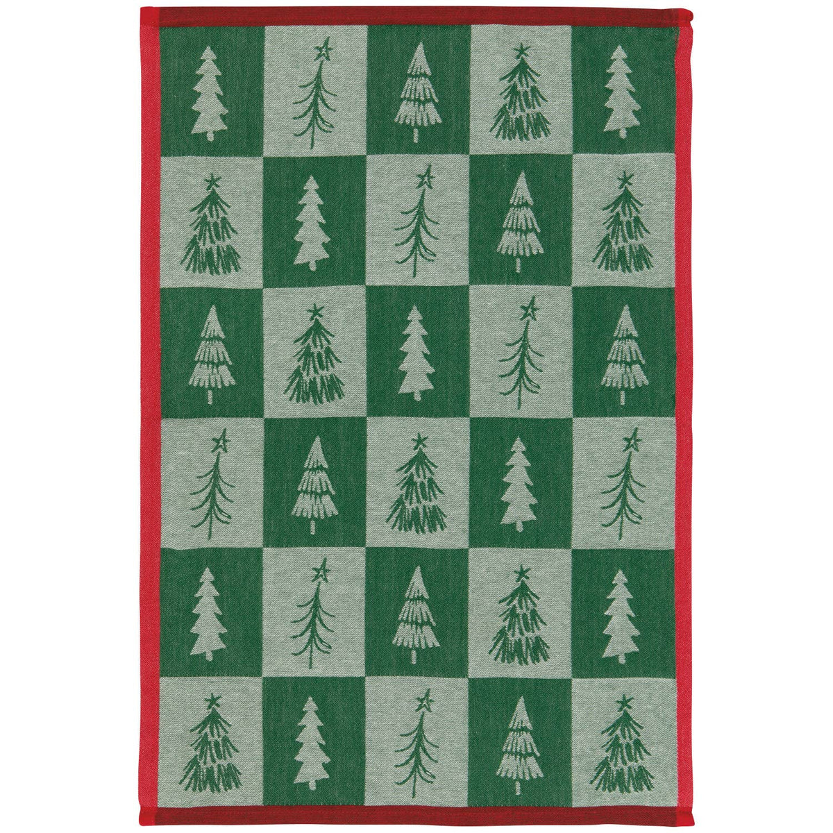Christmas Tree Jacquard Dishtowel