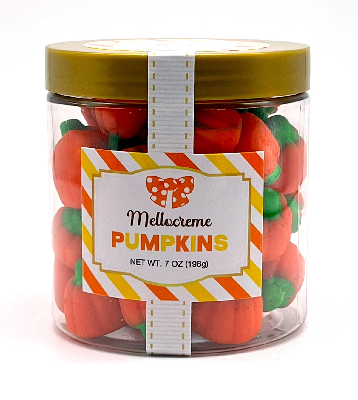 Halloween/Fall Candy Sugar Stacks - Mellocreme Pumpkins