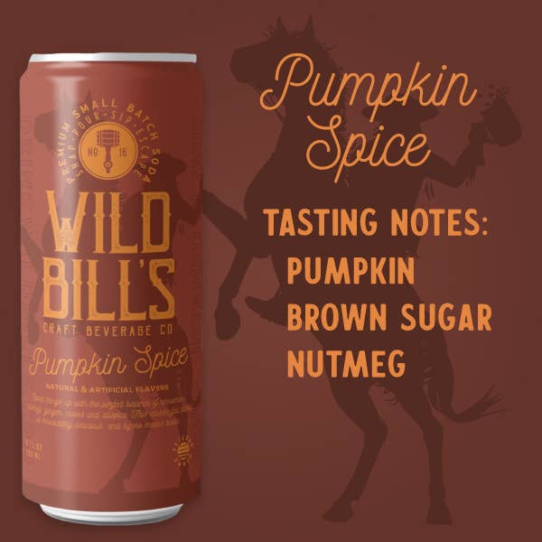 Pumpkin Spice - Premium Cane Sugar Soda