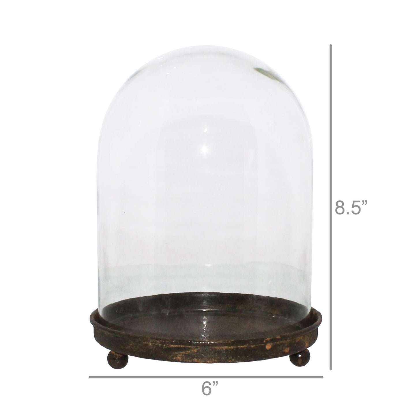 Mirabelle Vitrine, Glass & Metal