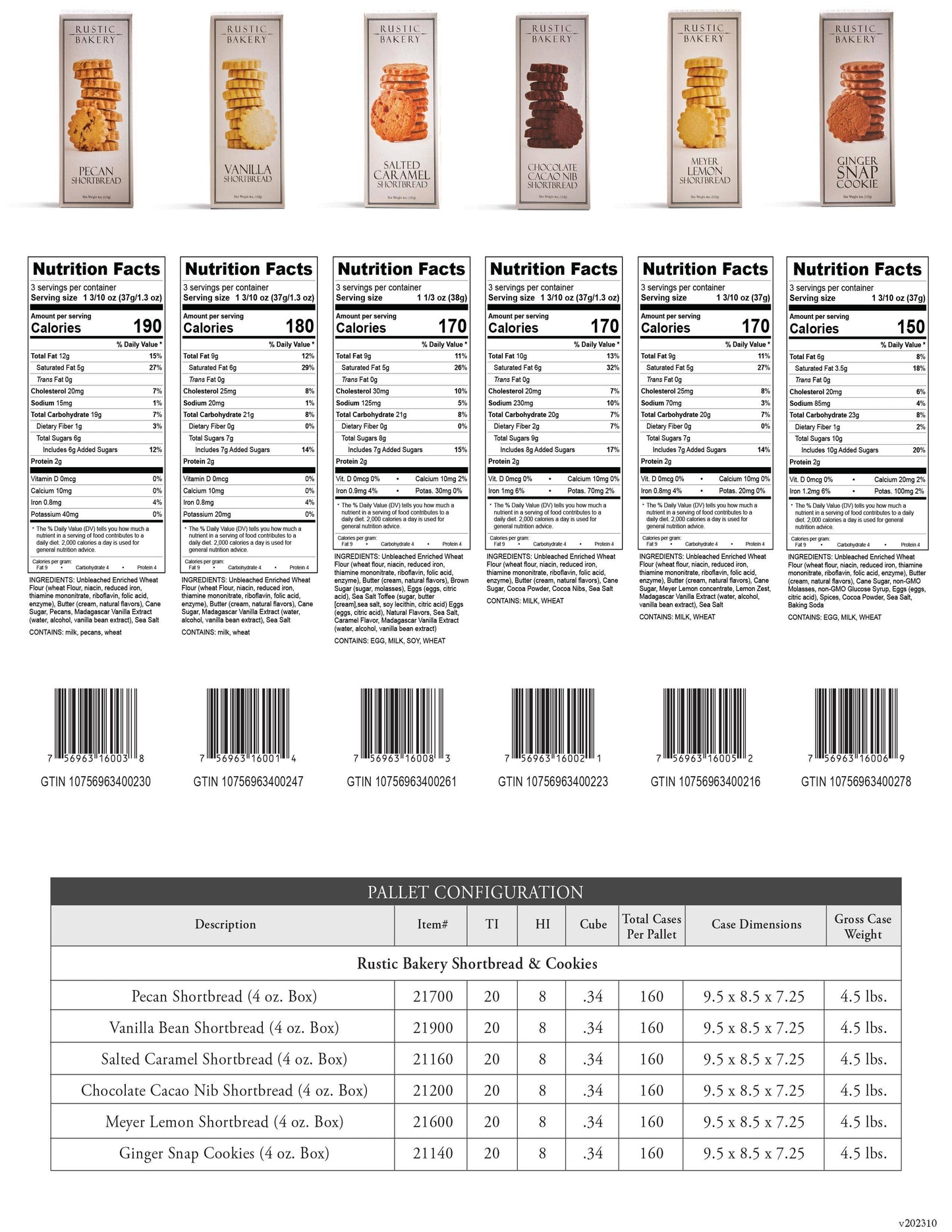 Salted Caramel Shortbread (12 Boxes)