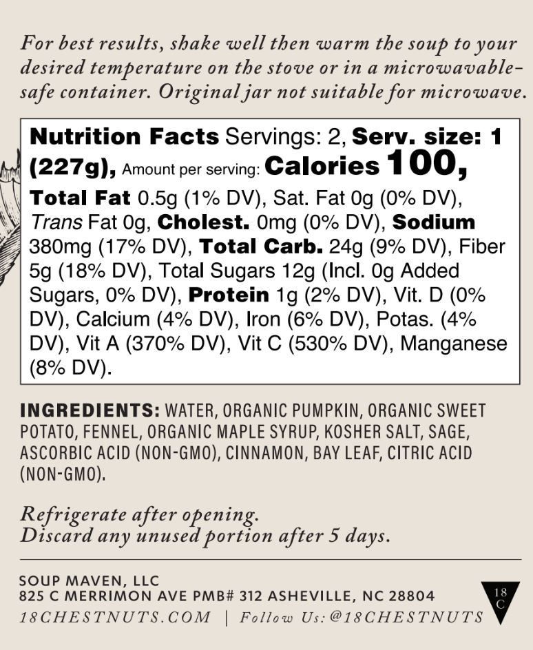 Harvest Pumpkin Soup 16 oz