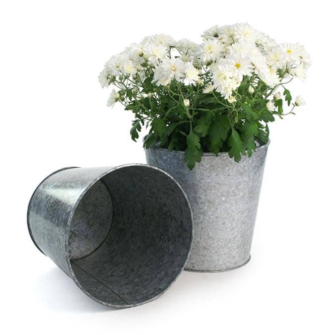 10" Galvanized Pot cover for 8 inch pot