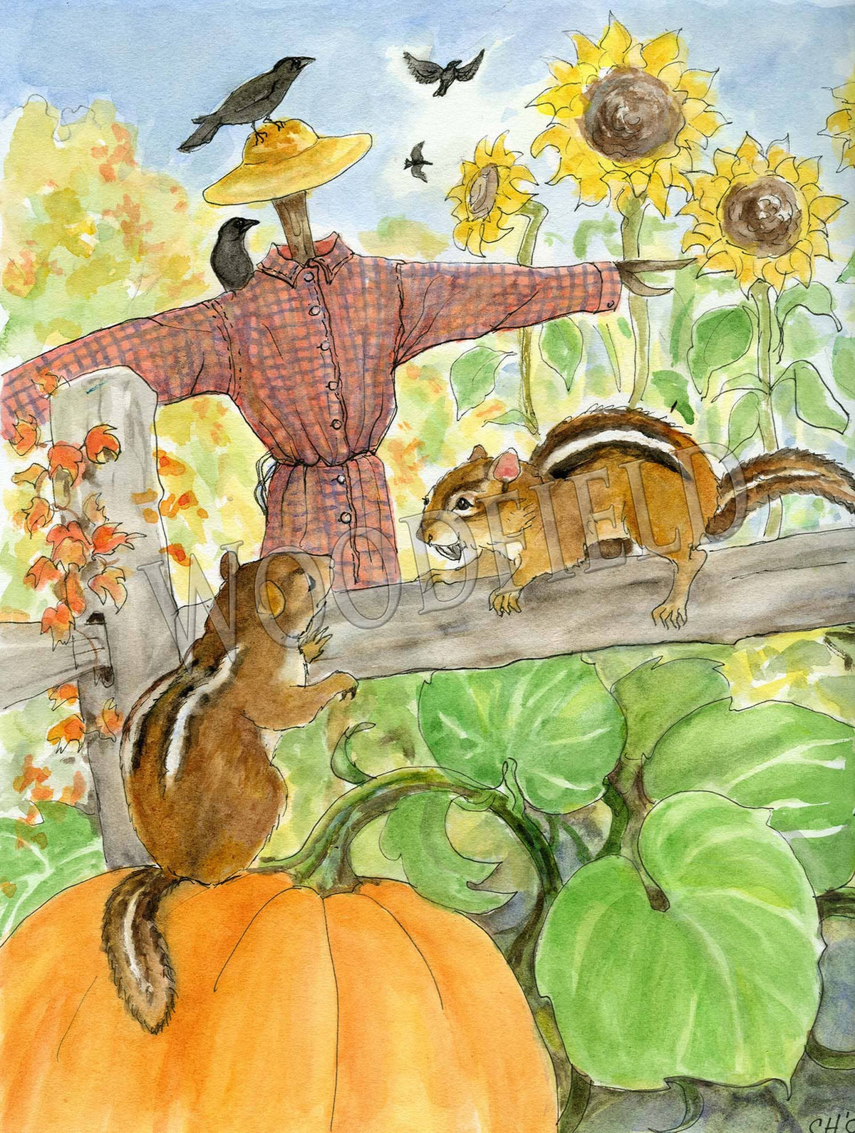 #322 - Scarecrow Notecard