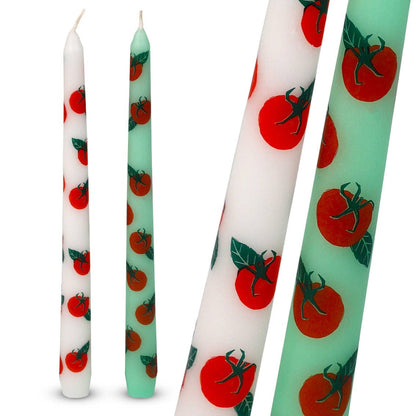 Tomato Taper Dinner Candles - 2 Pack | Mothers Day Gifts |