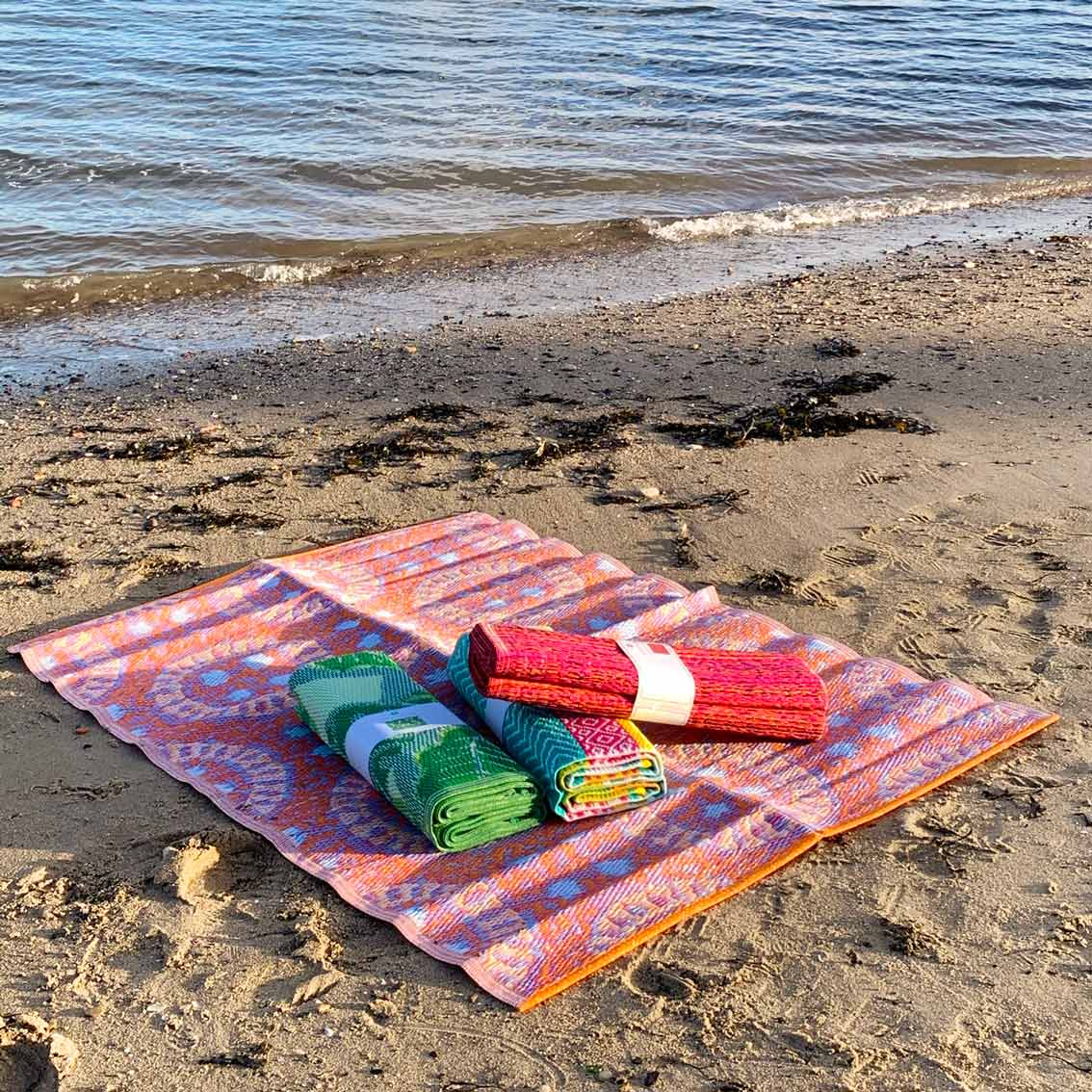 Pink Boho Waterproof Outdoor Rug - 47in x 70in | Mothers Day Gifts |