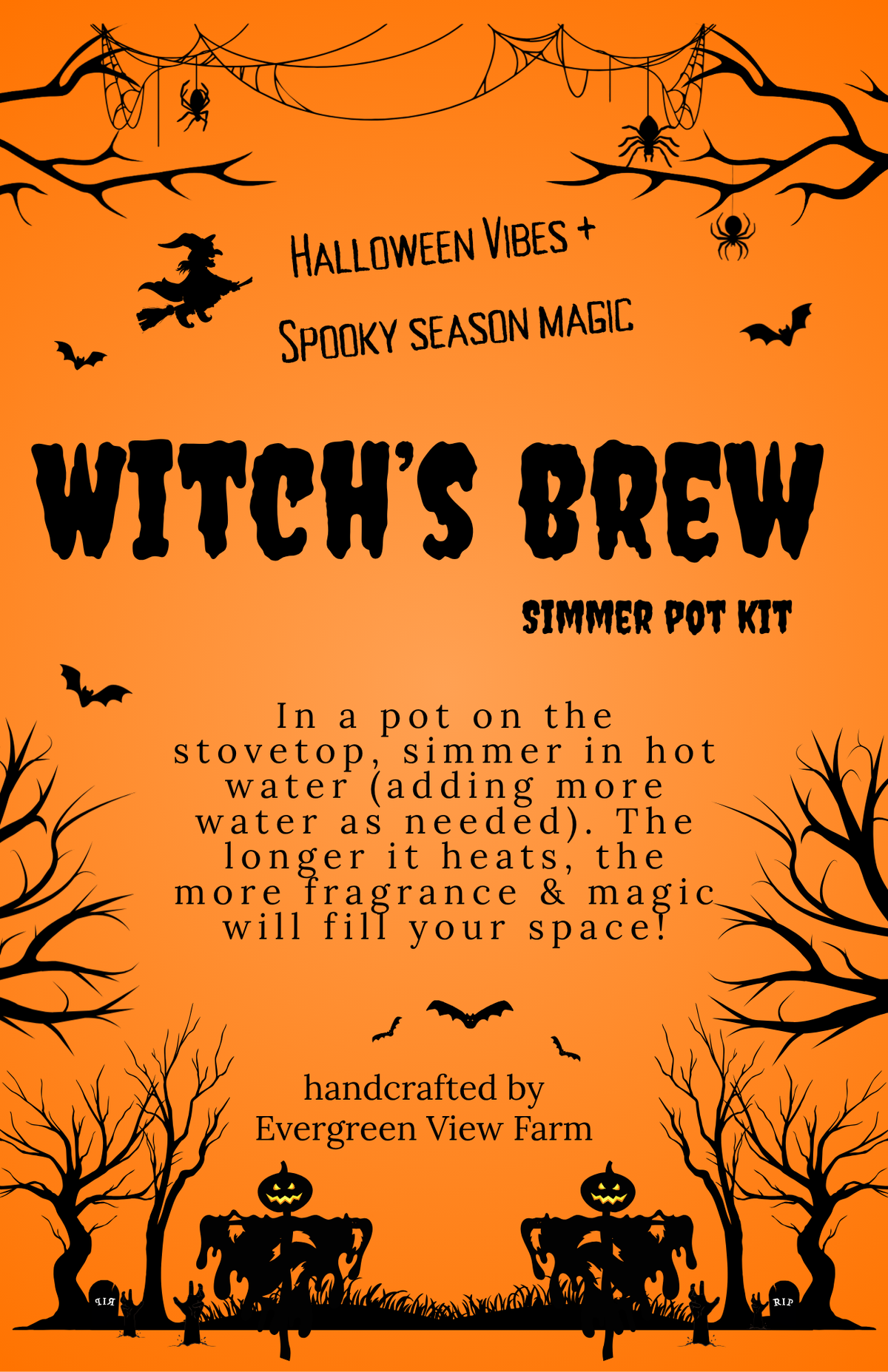 Simmer Stovetop Spices- Witch's Brew