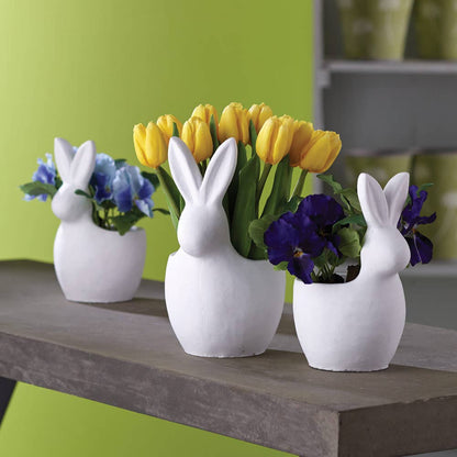White Rabbit Cachepot 11"