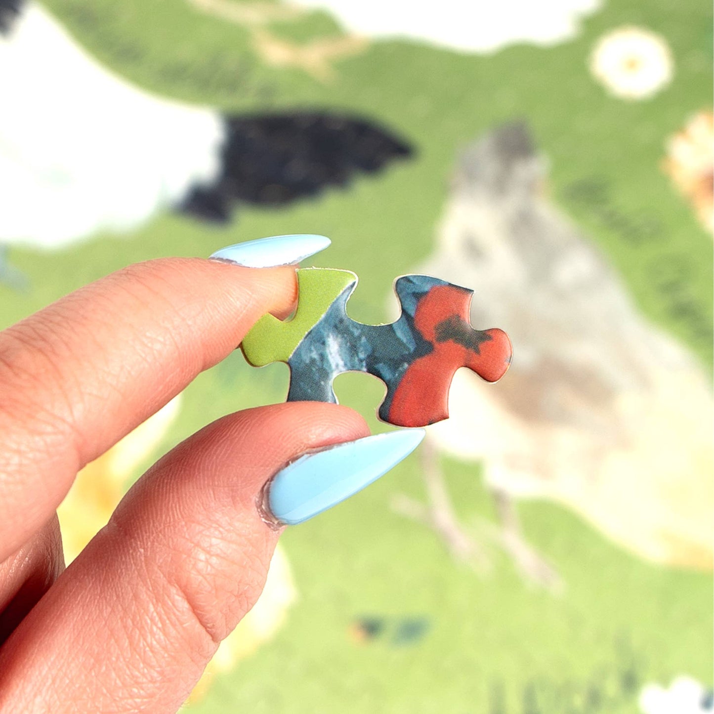 Chicken Meadows - 1,000 Piece Jigsaw Puzzle