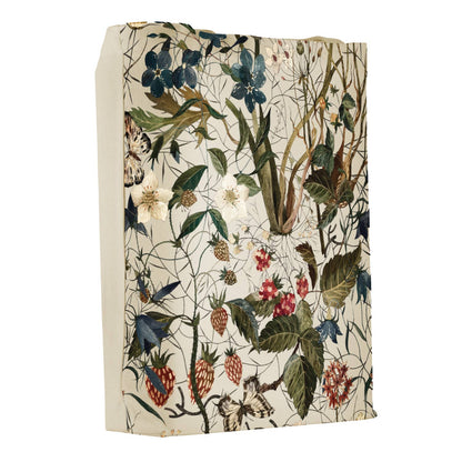 Canvas Shopper Bag - Forest Flowers on White