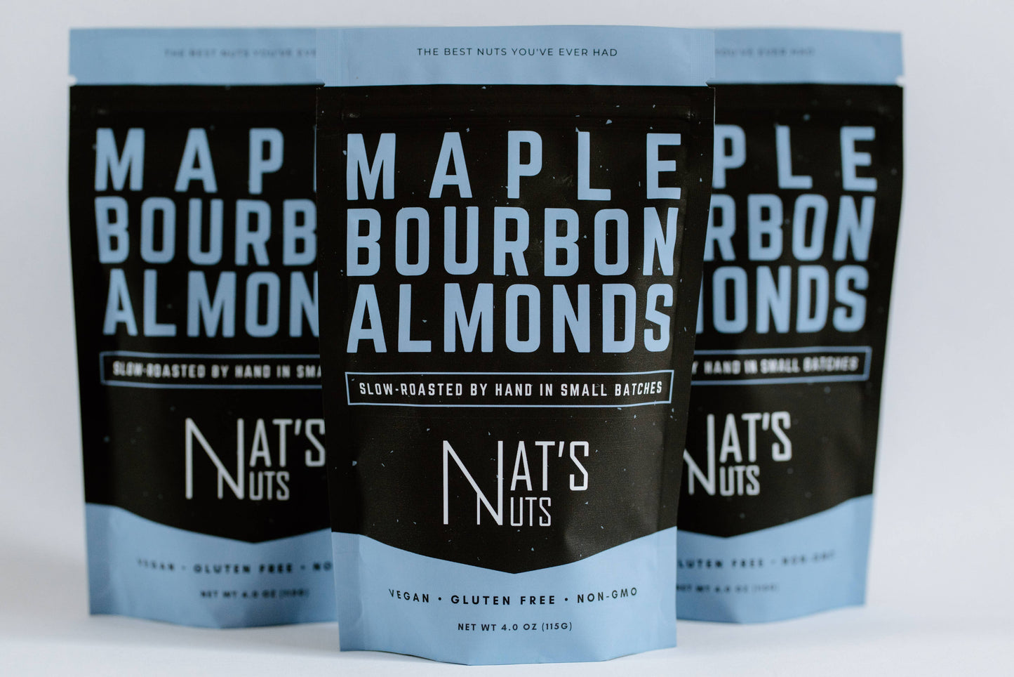 Maple Bourbon Almonds | 12-Count Gourmet Roasted Nuts