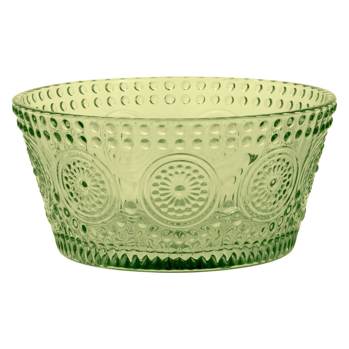 4.75" Round Olive Codi Glass Bowl Fall