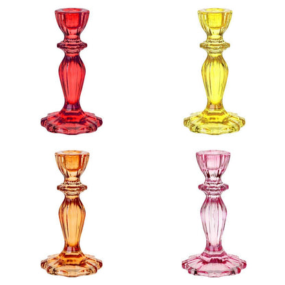 Glass Candle Holder Warm Colors | Mothers Day Gifts |