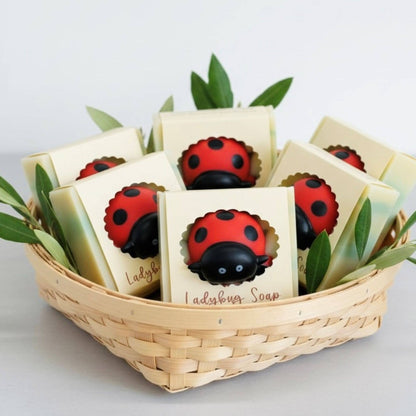 Ladybug Handmade Novelty Soap Bar