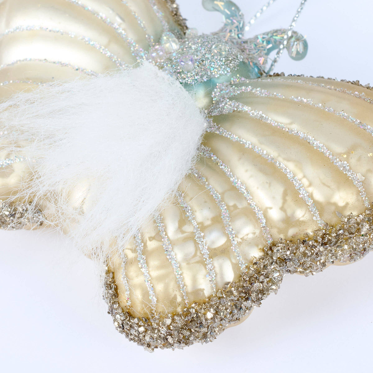 Glass Moth Ornament