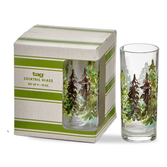 Northern Forest Drinking Glass