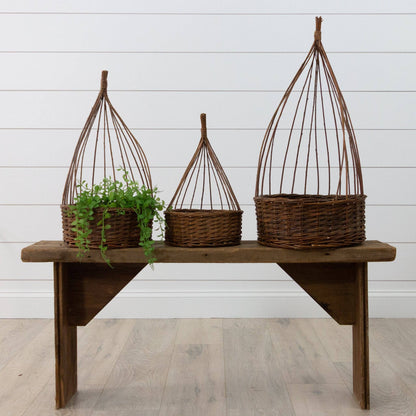 Willow Obelisk Planters