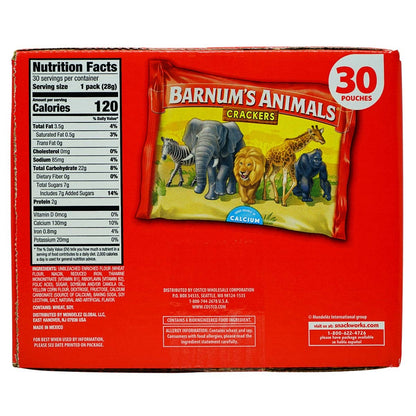 BARNUM'S Animal Crackers, 1 oz, 30 ct