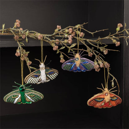 Ornaments - Beaded Moths